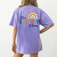 Teacher Of Visually Impaired Braille A Good Day To Learn Women's Comfort Colors T-Shirt Back Print Violet Teacher Of Visually Impaired Braille A Good Day To Learn Women's Comfort Colors T-Shirt Back Print Violet