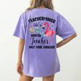 Teachermingo Like A Normal Teacher Only More Fabulous Women's Comfort Colors T-Shirt Back Print Violet Teachermingo Like A Normal Teacher Only More Fabulous Women's Comfort Colors T-Shirt Back Print Violet