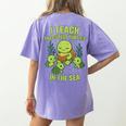 Teachers Day Women's Comfort Colors T-Shirt Back Print Violet Teachers Day Women's Comfort Colors T-Shirt Back Print Violet