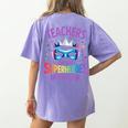 Teachers Are Just Superheroes In Disguise Back To School Women's Comfort Colors T-Shirt Back Print Violet Teachers Are Just Superheroes In Disguise Back To School Women's Comfort Colors T-Shirt Back Print Violet