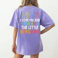 Teachers I Love My Job For All The Little Reasons Teacher Women's Comfort Colors T-Shirt Back Print Violet Teachers I Love My Job For All The Little Reasons Teacher Women's Comfort Colors T-Shirt Back Print Violet
