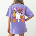 Teaching My Boos Ghost Teacher Cute Pencil Halloween Teacher Women's Comfort Colors T-Shirt Back Print Violet Teaching My Boos Ghost Teacher Cute Pencil Halloween Teacher Women's Comfort Colors T-Shirt Back Print Violet