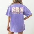Teaching Is My Boos Teacher Ghost Halloween Women Girls Women's Comfort Colors T-Shirt Back Print Violet Teaching Is My Boos Teacher Ghost Halloween Women Girls Women's Comfort Colors T-Shirt Back Print Violet