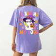 Teaching My Boos Teacher Ghost Teach Halloween Teacher Women's Comfort Colors T-Shirt Back Print Violet Teaching My Boos Teacher Ghost Teach Halloween Teacher Women's Comfort Colors T-Shirt Back Print Violet