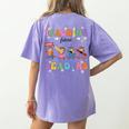 Teaching Future Leaders Otter Back To School Teacher Women's Comfort Colors T-Shirt Back Print Violet Teaching Future Leaders Otter Back To School Teacher Women's Comfort Colors T-Shirt Back Print Violet