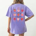 Teaching Is My Jam Teacher Team Crew Cute Strawberry Girls Women's Comfort Colors T-Shirt Back Print Violet Teaching Is My Jam Teacher Team Crew Cute Strawberry Girls Women's Comfort Colors T-Shirt Back Print Violet