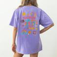 Teaching Kids About Jesus Is The Best Job Ever Bible Teacher Women's Comfort Colors T-Shirt Back Print Violet Teaching Kids About Jesus Is The Best Job Ever Bible Teacher Women's Comfort Colors T-Shirt Back Print Violet