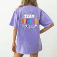 TEAM Specials Teacher TRIBE Squad Back To Primary School Women's Comfort Colors T-Shirt Back Print Violet TEAM Specials Teacher TRIBE Squad Back To Primary School Women's Comfort Colors T-Shirt Back Print Violet