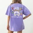 Technology Teacher Messy Bun Technology Teaching Women's Comfort Colors T-Shirt Back Print Violet Technology Teacher Messy Bun Technology Teaching Women's Comfort Colors T-Shirt Back Print Violet
