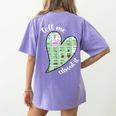 Tell Me About It Speech Pathology Aac Sped Teacher Women's Comfort Colors T-Shirt Back Print Violet Tell Me About It Speech Pathology Aac Sped Teacher Women's Comfort Colors T-Shirt Back Print Violet