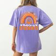 Thankful For My Students Teacher Thanksgiving School Fall Women's Comfort Colors T-Shirt Back Print Violet Thankful For My Students Teacher Thanksgiving School Fall Women's Comfort Colors T-Shirt Back Print Violet