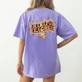 Thankful Teacher Shirts For Women Teach Thanksgiving Teacher Women's Comfort Colors T-Shirt Back Print Violet Thankful Teacher Shirts For Women Teach Thanksgiving Teacher Women's Comfort Colors T-Shirt Back Print Violet