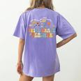 Third 3rd Grade Teacher Appreciation Teaching Wildflowers Women's Comfort Colors T-Shirt Back Print Violet Third 3rd Grade Teacher Appreciation Teaching Wildflowers Women's Comfort Colors T-Shirt Back Print Violet