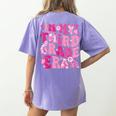 In My Third Grade Era Teachers Women Back To School Girls Women's Comfort Colors T-Shirt Back Print Violet