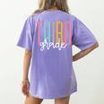 Third Grade Girls Boys Teacher Team 3rd Grade Squad Women's Comfort Colors T-Shirt Back Print Violet Third Grade Girls Boys Teacher Team 3rd Grade Squad Women's Comfort Colors T-Shirt Back Print Violet