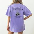Thomas Jefferson USA History Teacher Student Women's Comfort Colors T-Shirt Back Print Violet Thomas Jefferson USA History Teacher Student Women's Comfort Colors T-Shirt Back Print Violet