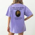 Thomas Paine Common Sense USA History Teacher Student Women's Comfort Colors T-Shirt Back Print Violet Thomas Paine Common Sense USA History Teacher Student Women's Comfort Colors T-Shirt Back Print Violet