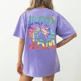 Tie Dye Teaching Social Studies Is My Jam Sunglasses Teacher Women's Comfort Colors T-Shirt Back Print Violet Tie Dye Teaching Social Studies Is My Jam Sunglasses Teacher Women's Comfort Colors T-Shirt Back Print Violet