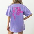 Tired Dance Teachers Club Dance Lover Women's Comfort Colors T-Shirt Back Print Violet Tired Dance Teachers Club Dance Lover Women's Comfort Colors T-Shirt Back Print Violet