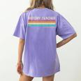 History Teacher Limited Edition Retro History Education Women's Comfort Colors T-Shirt Back Print Violet History Teacher Limited Edition Retro History Education Women's Comfort Colors T-Shirt Back Print Violet