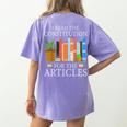 History Teacher I Read The Constitution For The Articles For Men Women Women's Comfort Colors T-Shirt Back Print Violet History Teacher I Read The Constitution For The Articles For Men Women Women's Comfort Colors T-Shirt Back Print Violet
