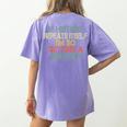 History Teacher Repeats Itself I'm Getting a Dinosaur Women's Comfort Colors T-Shirt Back Print Violet History Teacher Repeats Itself I'm Getting a Dinosaur Women's Comfort Colors T-Shirt Back Print Violet