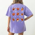 Turkey Squad Music Note Music Teacher Thanksgiving Women's Comfort Colors T-Shirt Back Print Violet Turkey Squad Music Note Music Teacher Thanksgiving Women's Comfort Colors T-Shirt Back Print Violet