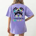 Twin Day Friends Teacher Twinning With My Bestie Women's Comfort Colors T-Shirt Back Print Violet Twin Day Friends Teacher Twinning With My Bestie Women's Comfort Colors T-Shirt Back Print Violet