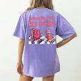 Twinning With My Para Teacher Matching Paraprofessional 70s For Men Women Women's Comfort Colors T-Shirt Back Print Violet