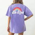 Unity Day Orange Teacher Kindness Antibulliyng Be Kind Women's Comfort Colors T-Shirt Back Print Violet Unity Day Orange Teacher Kindness Antibulliyng Be Kind Women's Comfort Colors T-Shirt Back Print Violet