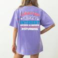 US History And Government Teacher Gifts Funny I Find You Women's Comfort Colors T-Shirt Back Print Violet