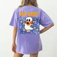 Van Ghost Art Teacher Halloween Van Gogh Starry Night Women's Comfort Colors T-Shirt Back Print Violet Van Ghost Art Teacher Halloween Van Gogh Starry Night Women's Comfort Colors T-Shirt Back Print Violet