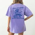 Weird Teachers Build Character Shirt Raccoon Teacher Women's Comfort Colors T-Shirt Back Print Violet Weird Teachers Build Character Shirt Raccoon Teacher Women's Comfort Colors T-Shirt Back Print Violet