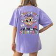 You Make The Whole Class Shimmer Teacher Era Back To School Women's Comfort Colors T-Shirt Back Print Violet