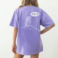 Whom Owl Grammar English Teacher Women's Comfort Colors T-Shirt Back Print Violet Whom Owl Grammar English Teacher Women's Comfort Colors T-Shirt Back Print Violet