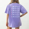 I Will Not Say 67 Teacher Classroom Humor Shirt Women's Comfort Colors T-Shirt Back Print Violet I Will Not Say 67 Teacher Classroom Humor Shirt Women's Comfort Colors T-Shirt Back Print Violet