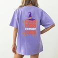 Witchy Halloween Hocus Pocus Everybody Focus Teacher Pumpkin Women's Comfort Colors T-Shirt Back Print Violet Witchy Halloween Hocus Pocus Everybody Focus Teacher Pumpkin Women's Comfort Colors T-Shirt Back Print Violet