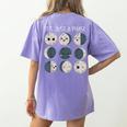 Women Science Teacher Moon Phases Scientist Back To School Women's Comfort Colors T-Shirt Back Print Violet Women Science Teacher Moon Phases Scientist Back To School Women's Comfort Colors T-Shirt Back Print Violet