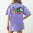 Y'All Gonna LEARN Today Back To School Teacher Appreciation Women's Comfort Colors T-Shirt Back Print Violet Y'All Gonna LEARN Today Back To School Teacher Appreciation Women's Comfort Colors T-Shirt Back Print Violet