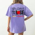 Y'All Gonna Make Me Lose My Mind Up Here Teacher Women's Comfort Colors T-Shirt Back Print Violet Y'All Gonna Make Me Lose My Mind Up Here Teacher Women's Comfort Colors T-Shirt Back Print Violet