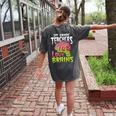 3rd Grade Teachers Love Brains Zombie Teacher Halloween Women's Comfort Colors T-Shirt Back Print Pepper