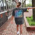 6 Out Of 7 Teachers Think 67 Of Students Overuse 67 Quote Women's Comfort Colors T-Shirt Back Print Pepper