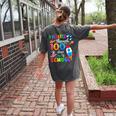 I Blasted Through 100 Days Of School 100th Day Teacher Kids Women's Comfort Colors T-Shirt Back Print Pepper