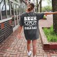Bruh It's Field Day Teacher Boys Girls Kids Happy Field Day Women's Comfort Colors T-Shirt Back Print Pepper