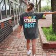 Donut Stress Just Do Your Best Teachers Testing Day For Men Women Girls Kids Women's Comfort Colors T-Shirt Back Print Pepper Donut Stress Just Do Your Best Teachers Testing Day For Men Women Girls Kids Women's Comfort Colors T-Shirt Back Print Pepper