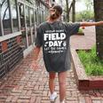 Field Day Second 2nd Grade Orange 2025 Boy Girl Teacher Women's Comfort Colors T-Shirt Back Print Pepper