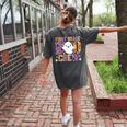 First Grade Boo Crew Teacher Student Halloween Costume Women's Comfort Colors T-Shirt Back Print Pepper