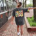 Fourth Grade Vibes Hello Team 4th Grade Teacher Kids Retro Women's Comfort Colors T-Shirt Back Print Pepper Fourth Grade Vibes Hello Team 4th Grade Teacher Kids Retro Women's Comfort Colors T-Shirt Back Print Pepper