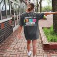 Fun University Of I'm Done Class Of 2025 Teacher Retirement Women's Comfort Colors T-Shirt Back Print Pepper