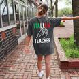 Italian Teacher Italy Italia Back To School First Day Women's Comfort Colors T-Shirt Back Print Pepper Italian Teacher Italy Italia Back To School First Day Women's Comfort Colors T-Shirt Back Print Pepper